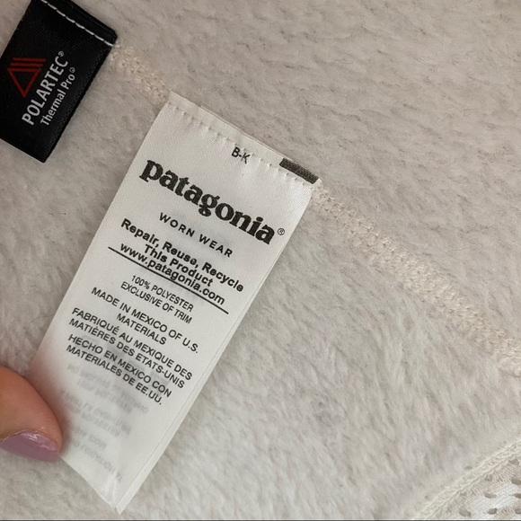 Patagonia Raw Linen Re-Tool Fleece Vest - Picture 4 of 5